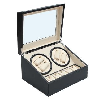 Automatic winding watch box Double turntable 4+6 digits electric motor box mechanical watch shaker watch shaker watch turner mechanical watch shaker automatic watch shaker #1