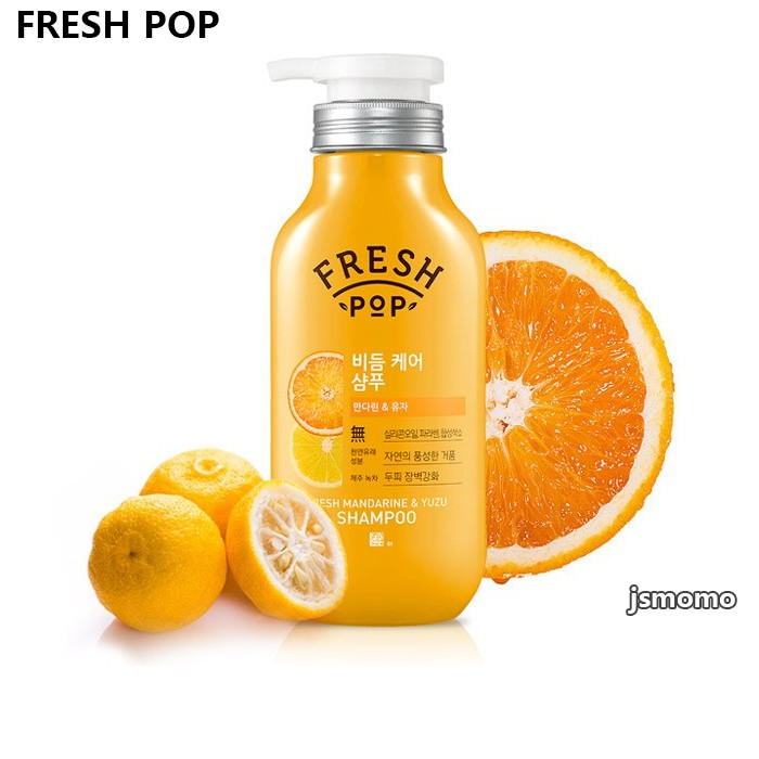 [ FRESH POP ] FRESH MANDARINE & YUZU SHAMPOO 500ml ( DANDRUFF CARE ...