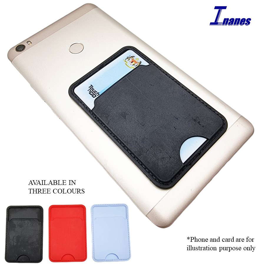 Inanes Card Pocket Slot Handphone Cover Backcover Outdoor Indoor Sport
