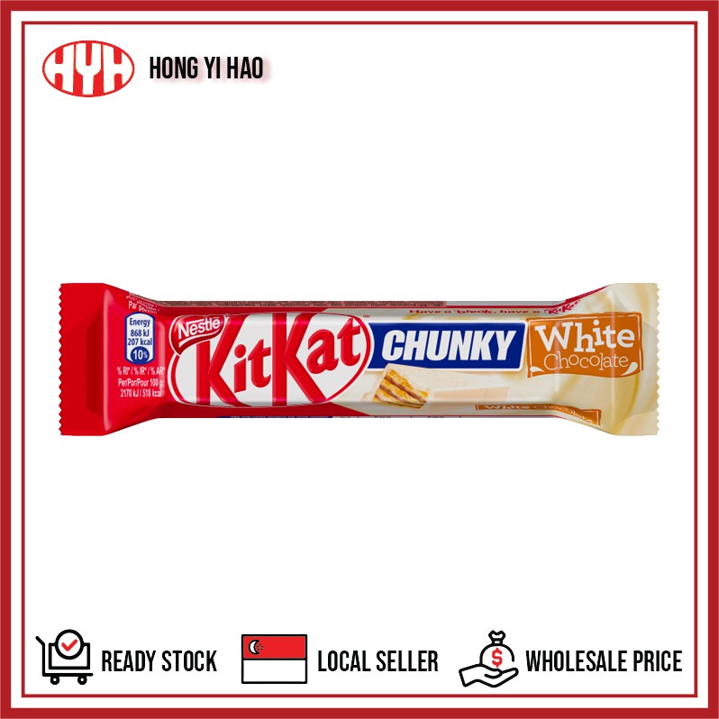 Kit Kat Chunky White Chocolate (24x40g) | Shopee Singapore