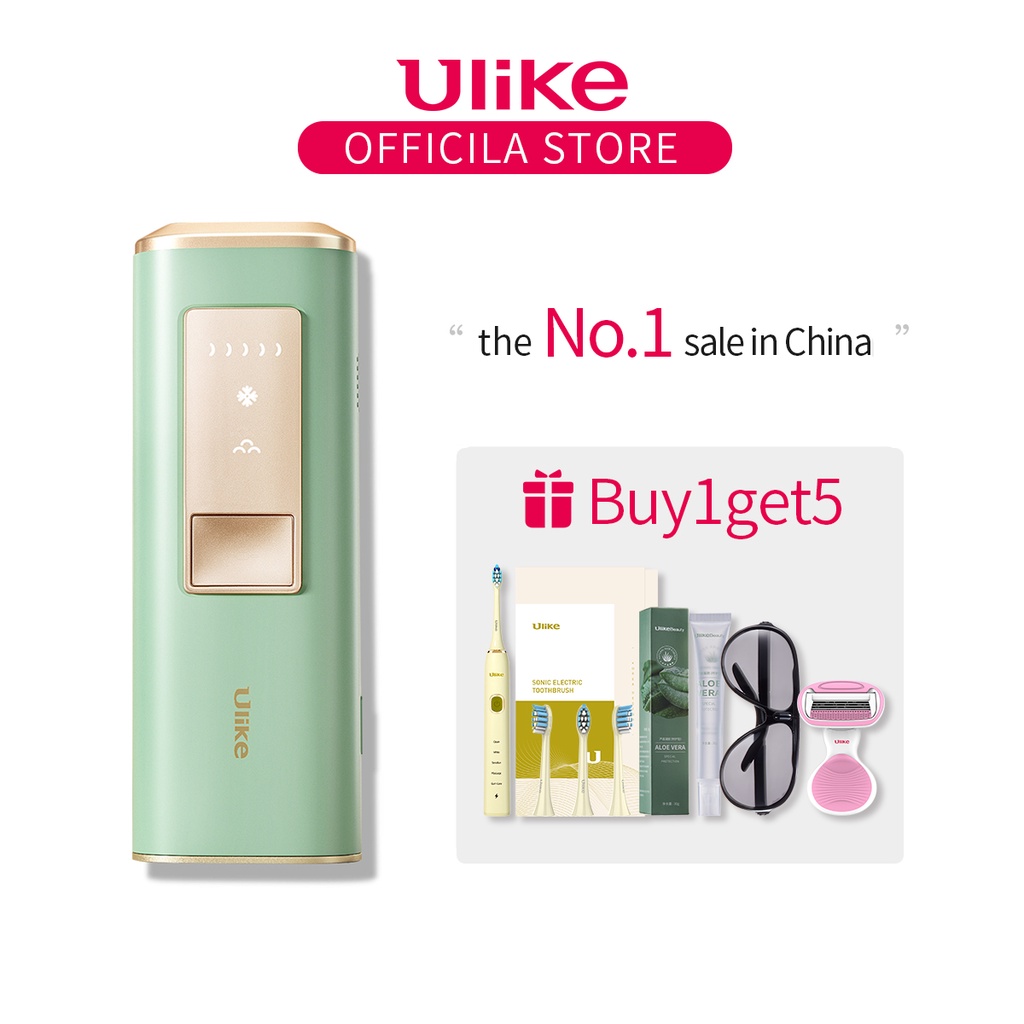 Ulike Sapphire AIR+ IPL Laser Hair Removal (Light Green 60W) Shopee