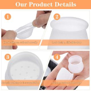 4Pcs Furniture Leg Silicone Protection Covers / Chair Legs Caps / Anti-Slip Table Feet Pad Floor Protector / Foot Protection Bottom Cover Prevents Scratches and Noise #5