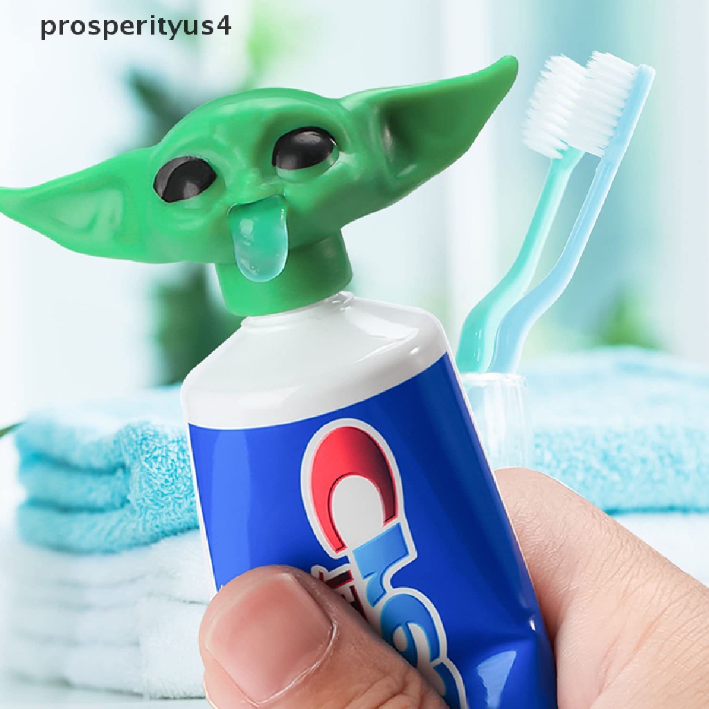 [prosperityus4] Baby Yoda Toothpaste Topper Cap The Mandalorian Yoda
