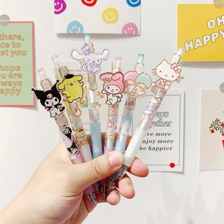 Sanrio family patch gel pen 0.5mm cute ballpoint pen Melody Cinnamoroll cartoon Cinnamoroll student stationery gifts