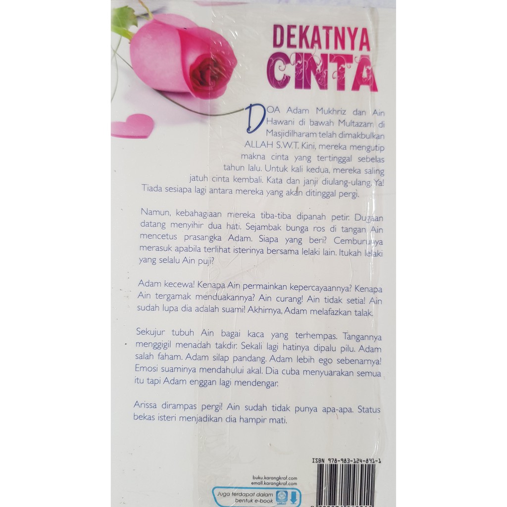 Dekatnya Cinta Adam Hawa 2 By Aisya Sofea Shopee Singapore