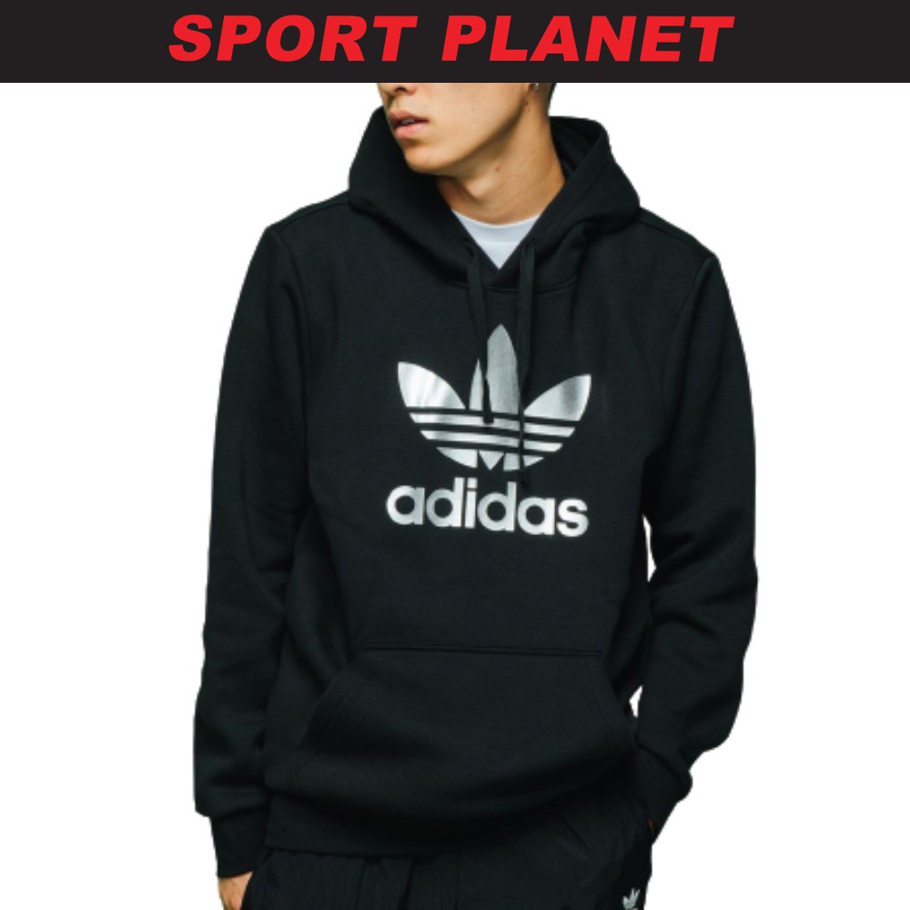 grey adidas hoodie mens