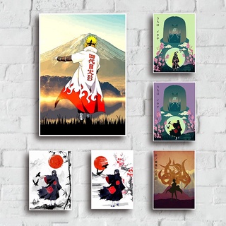 Naruto of Furniture Decoration Kraft Paper Retro Posters
