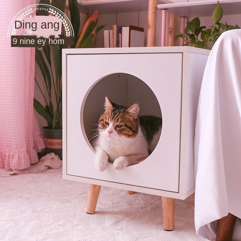 Honey Don Creative Cat S Nest Bedside Table Cat Side A Few Cat Grab Board Dog S Nest Crawling Cat Box House Bedroom Ins Nordic Tea Table Shopee Singapore