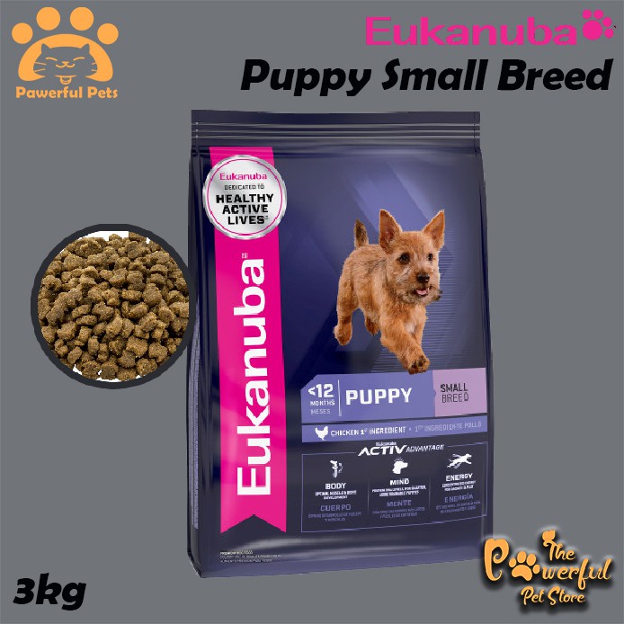 eukanuba puppy small breed 3kg