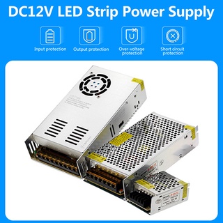【Ready Stock】12V LED Power Supply Transformers AC110V-220V 1.25A 2A 3A 5A 10A 15A 20A  Led Driver for Led Strips Light