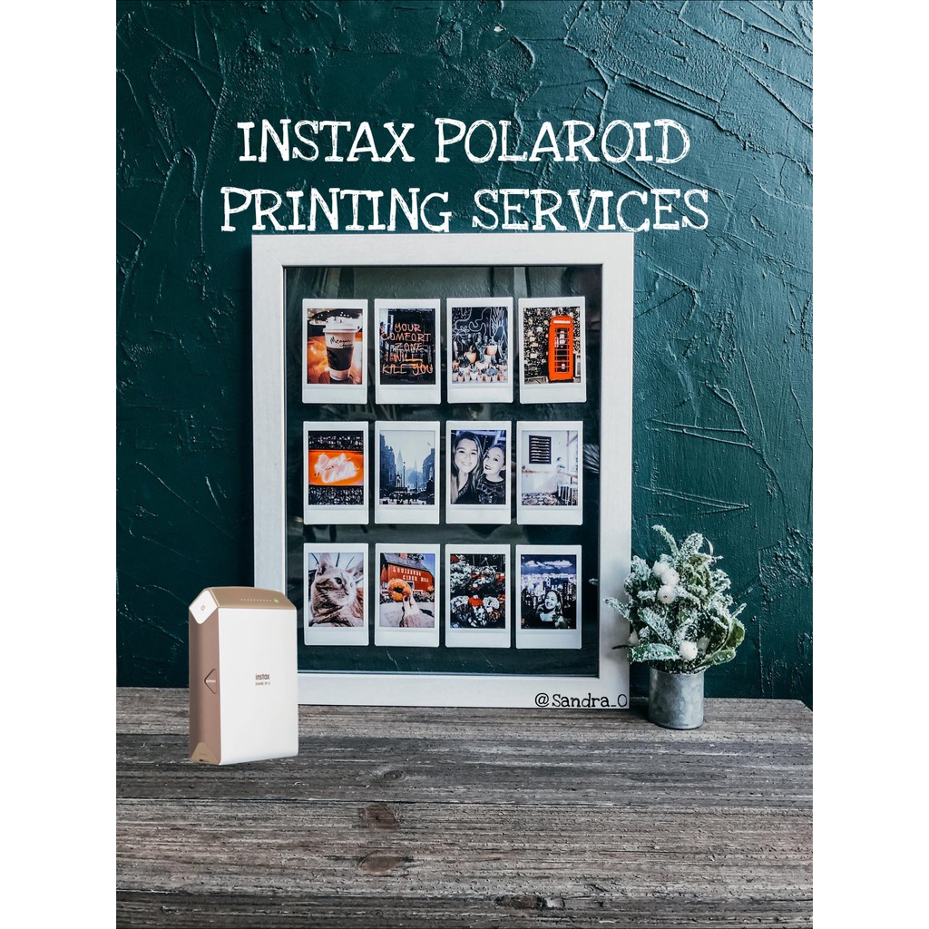 mini polaroid print