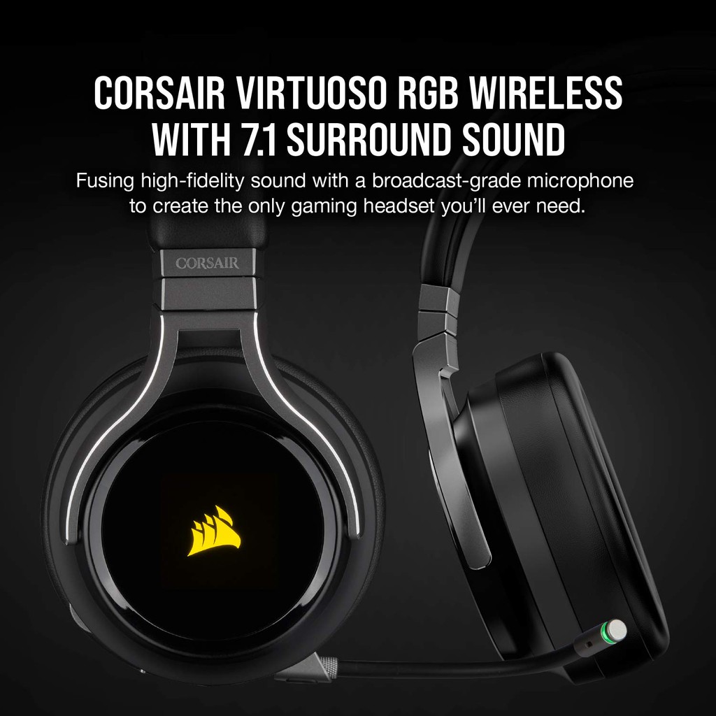 corsair virtuoso rgb wireless 7.1 gaming headset