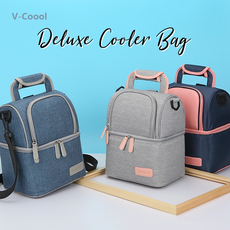 2 compartment cooler bag