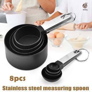 Blesiya Stainless Flour Scoop Ice Scoop Metal Sugar Scoop Sweet Scoop 4pcs