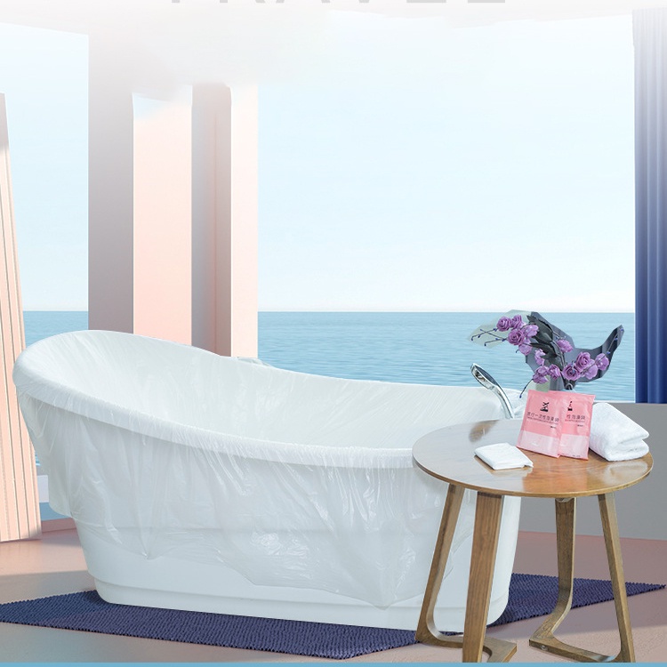 Disposable Bath Bag Thickened Bathtub Cover Wooden Barrel Bath Bag Plastic Home Travel Goods泡澡袋