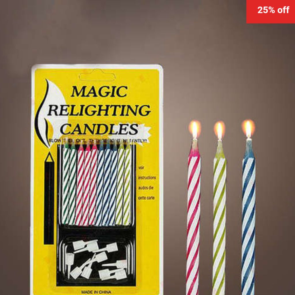Birthday Candles Magic Relighting Party Shopee Singapore