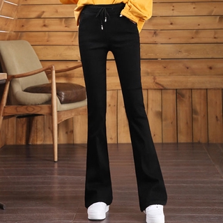Bootcut Women Pants Sukan Vintage Black Straight Cut High Waist Muslimah Palazzo Tulang Pants Perempuan Office Work Long Trousers Seluar Slack Hitam Zumba Wanita Clothes Plus Size Palazzo Pants Gqx3 Shopee