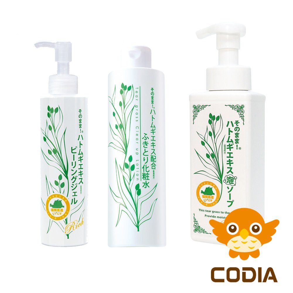 SONOMAMA Hatomugi Peeling Gel / Wiping Lotion / Foam Soap (Made in