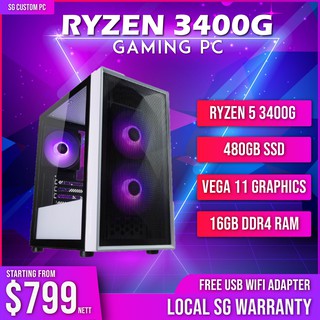 Powerful & Budget Gaming PC - Ryzen 5 3400G