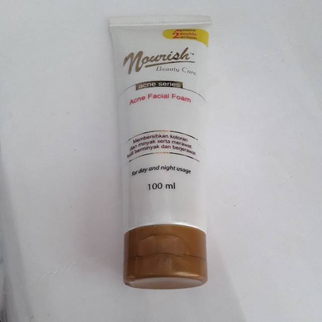 nourish acne facial foam