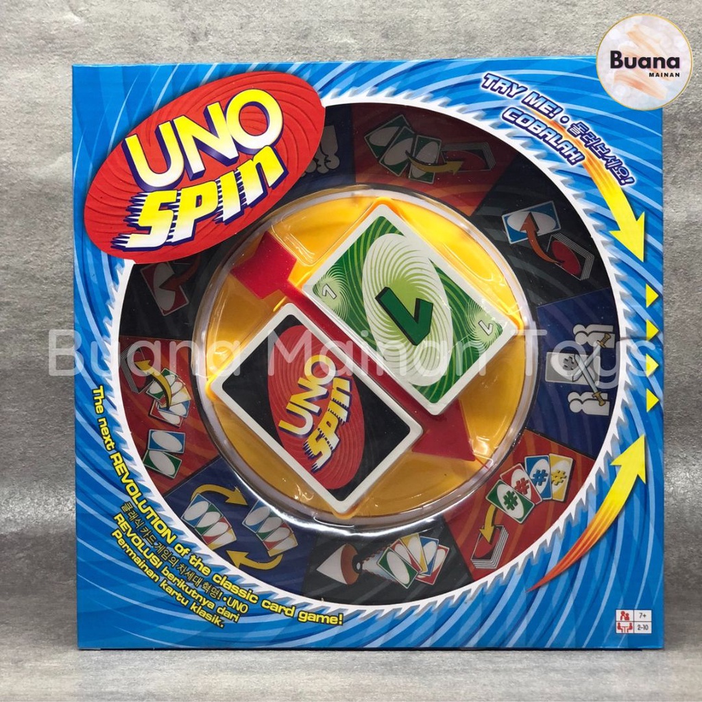 Fun Game Uno Spin Toy Education Board Games Children Cowo Cewe Seru Uno Cards Shopee Singapore