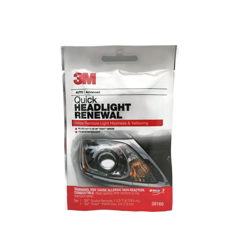 3M Quick Headlight Renewal Plus Pn 39186 - Aveon Living | Shopee Singapore