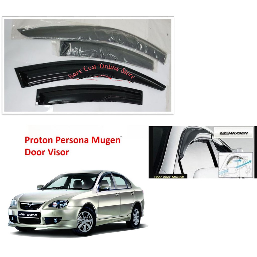 Shop Malaysia Proton Persona Gen 2 Mugen Door Visor Shopee Singapore