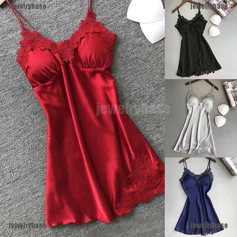 undiesω Women Sexy Lingerie Silk Lace Robe Dress Babydoll Nightdress Nightgown Sleepwear ωbase