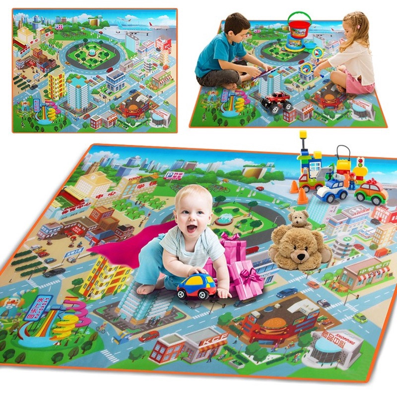 120*90CM Baby Play Mat Toys for Children Mat Kids Rug ...