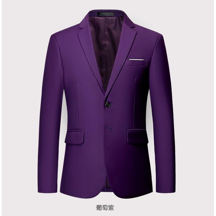 Business Casual Blazer Masculino Slim Fit Fashion Men Blazers And Suit Jacket Shopee Singapore