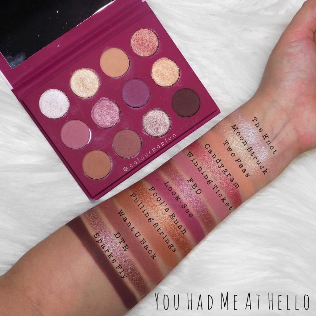 Reserved Now You Had Me Hello Colourpop Palette