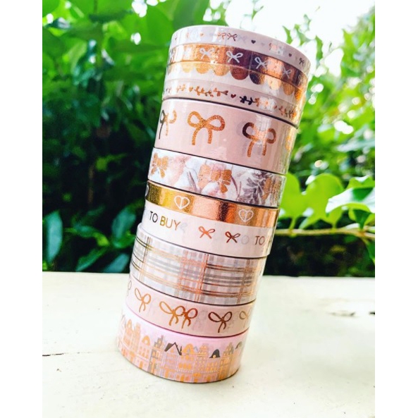 Park Avenue August 2020 Box Simply Gilded Washi Sample Set