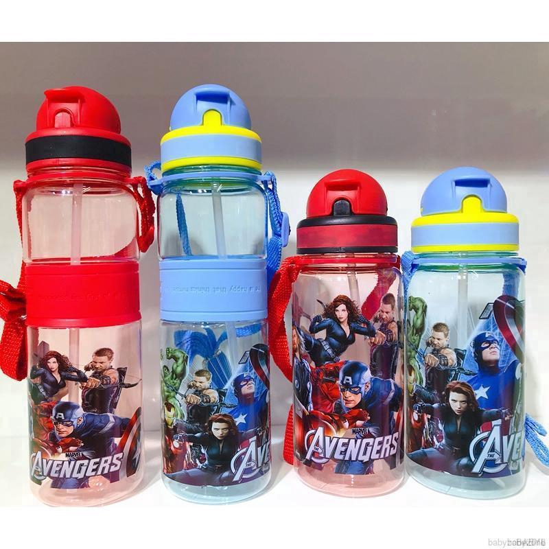 BABYL Baby Kids Cartoon Animal Drinking Water Straw Sippy Cup With Shoulder Strap