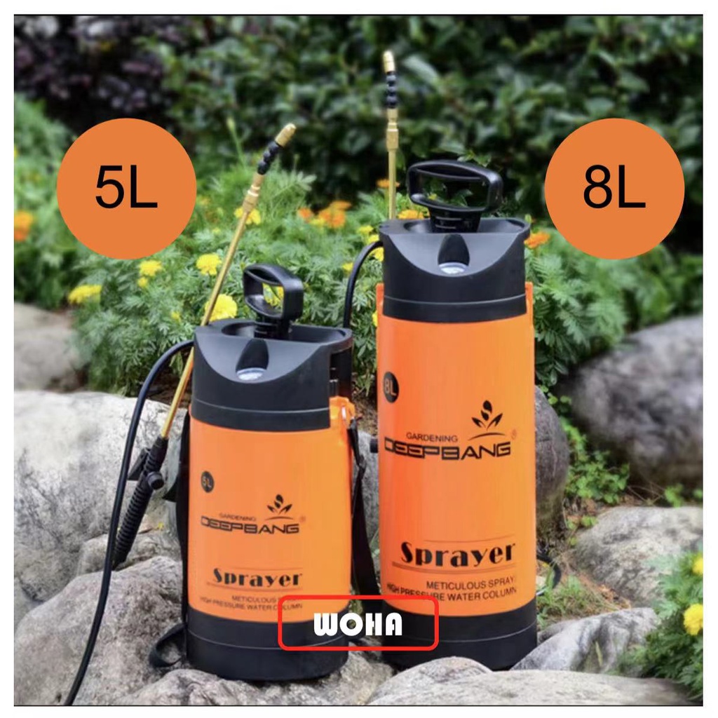 [WOHA] Latest High Pressure Water Sprayer with Air Pressure Gauge