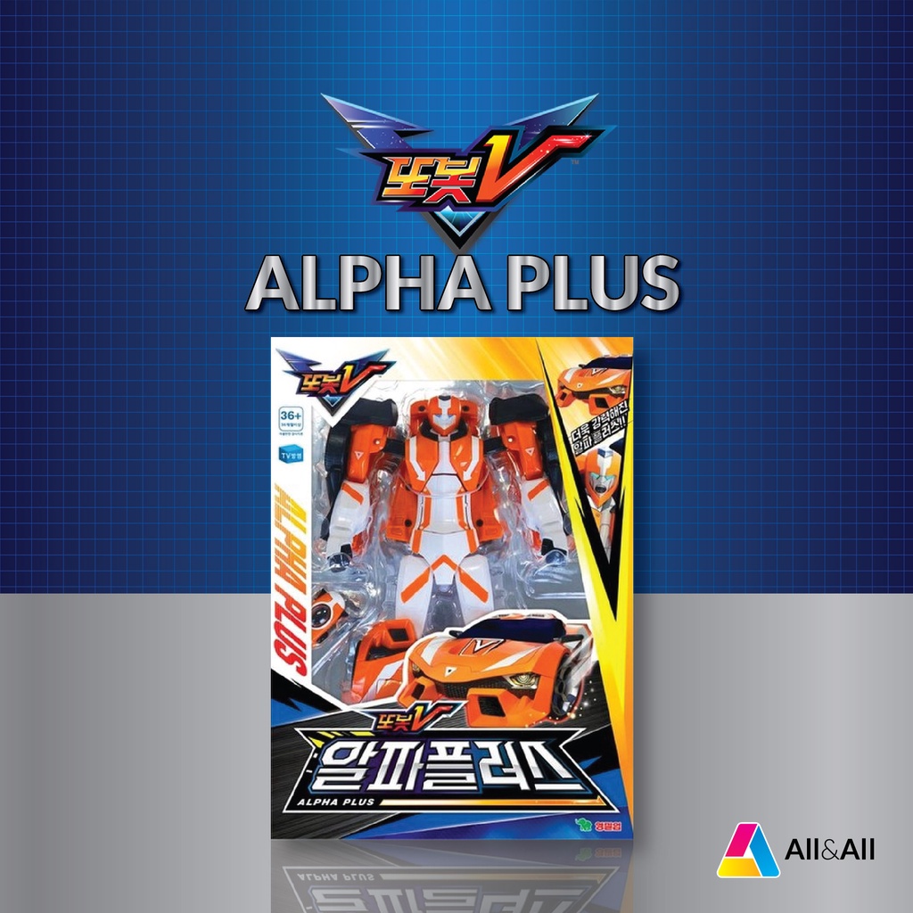 [Tobot V] Alpha Plus Transformer Transformation Robot Action Figure