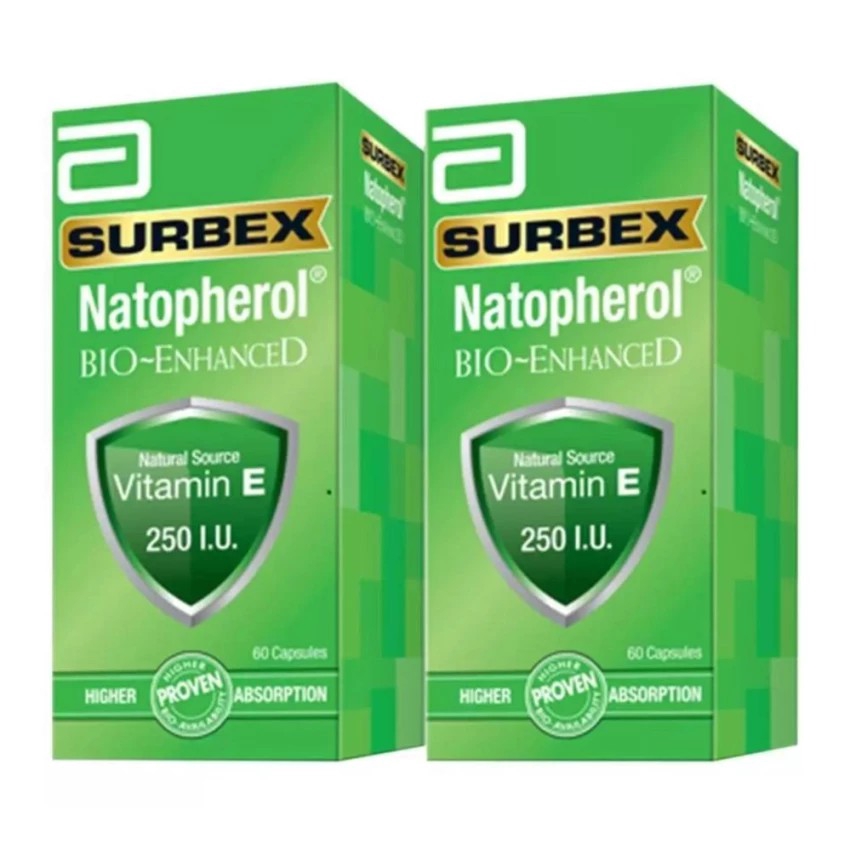 ABBOTT Surbex Natopherol Vitamin E 250 IU (60s x 2)