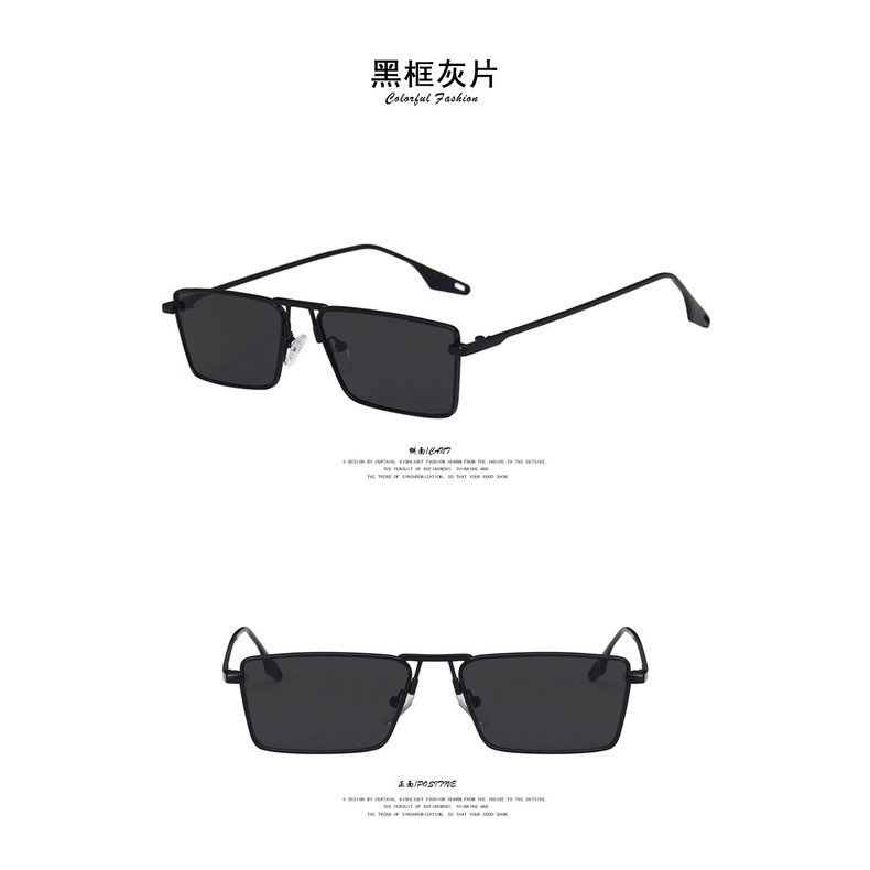 Image of 【JIUERBA】READY STOCK COD Korean Fashion Style Sunglasses for Women/Men Rectangle Shape Candy Color #6