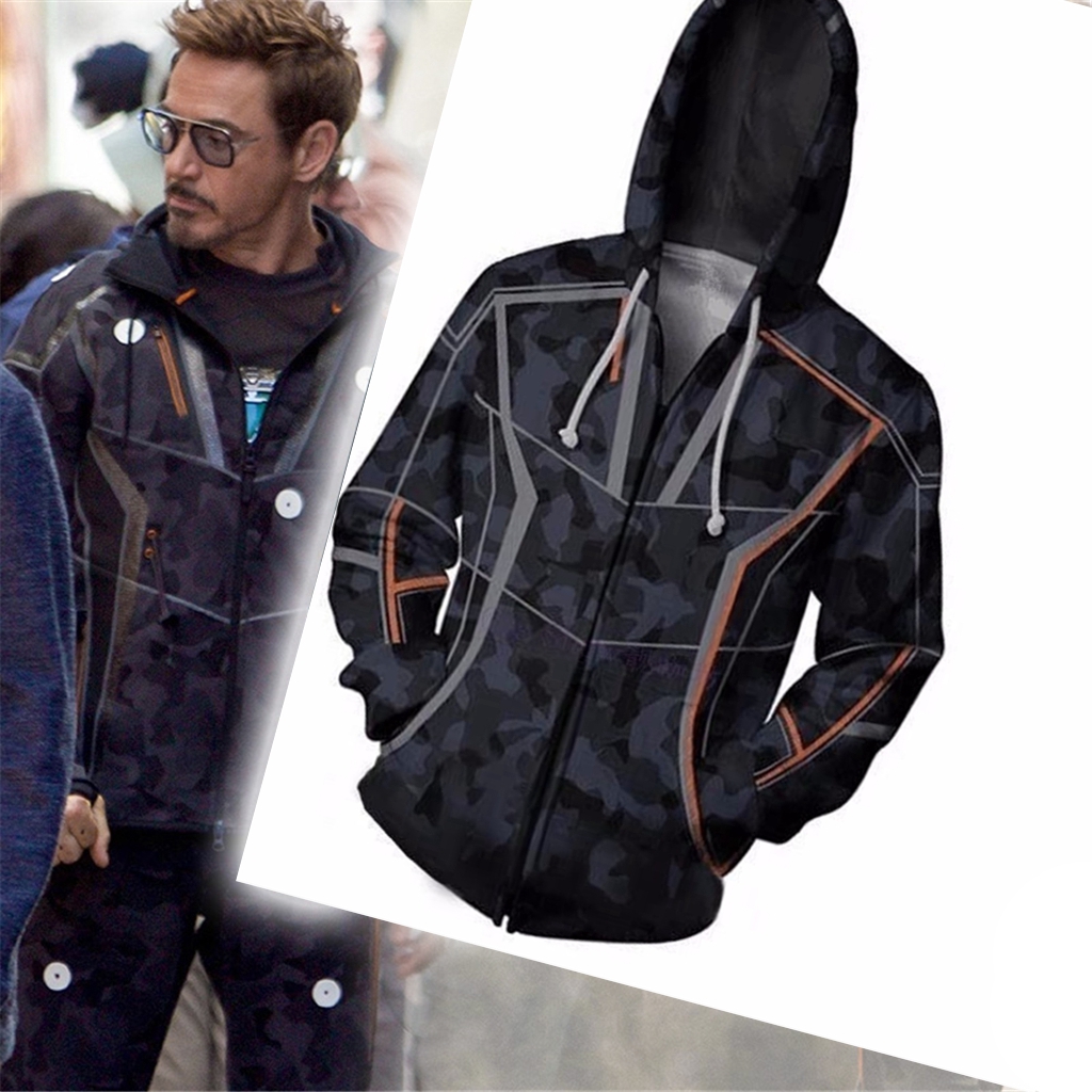 tony stark hoodie iron man 3