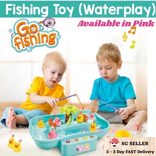 SG] Fishing Set Kids Toy with real Water Flow