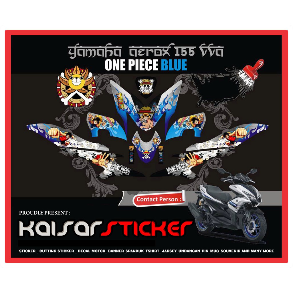 Full Body Sticker For Aerox 155 One Piece Shopee Singapore