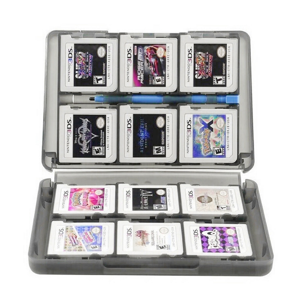 For Nintendo Ds 3ds Xl Ll Dsi 28 In 1 Game Card Case Holder Cartridge Box New Shopee Singapore