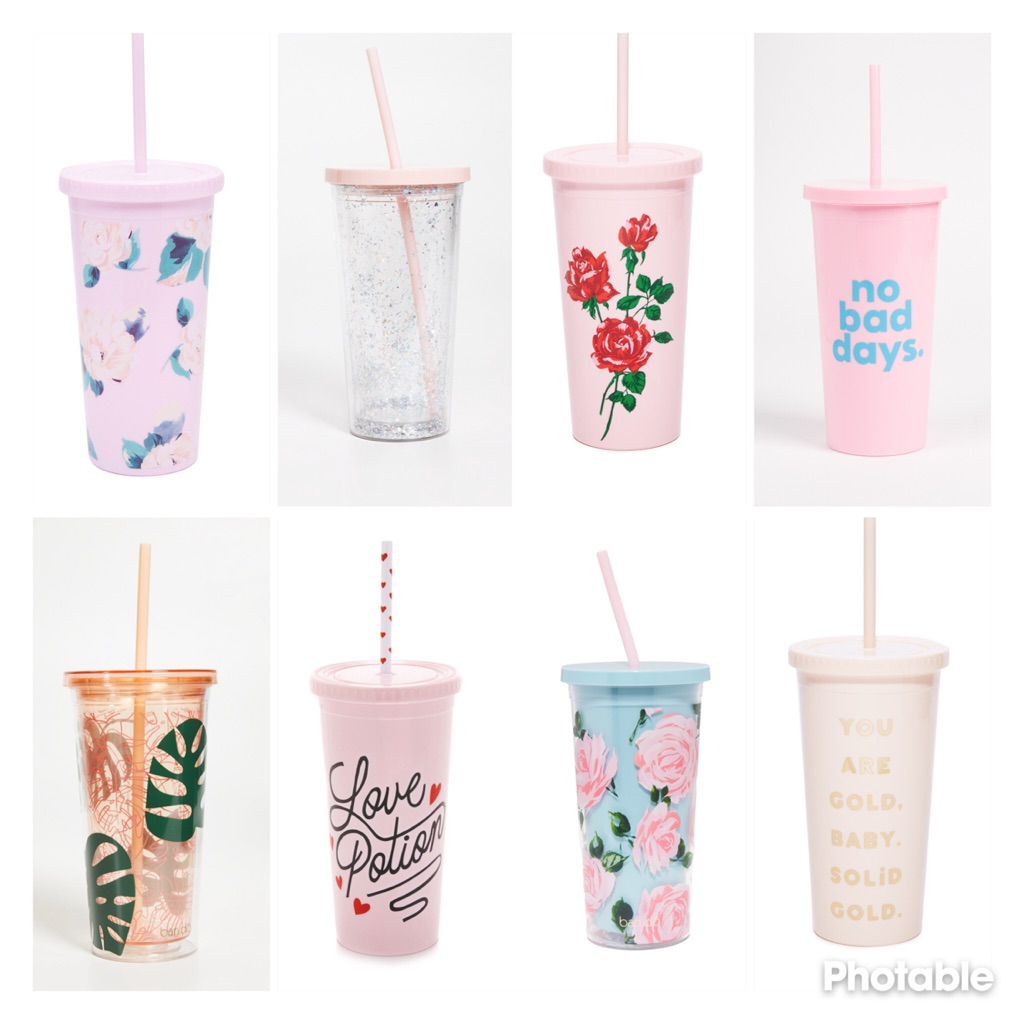 Water Bottle Tumbler With Straw Shopee Singapore