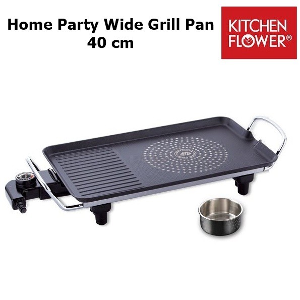 Kitchen Flower 40 Cm Lch Store Korean Electric Wide Grill Pan Kep