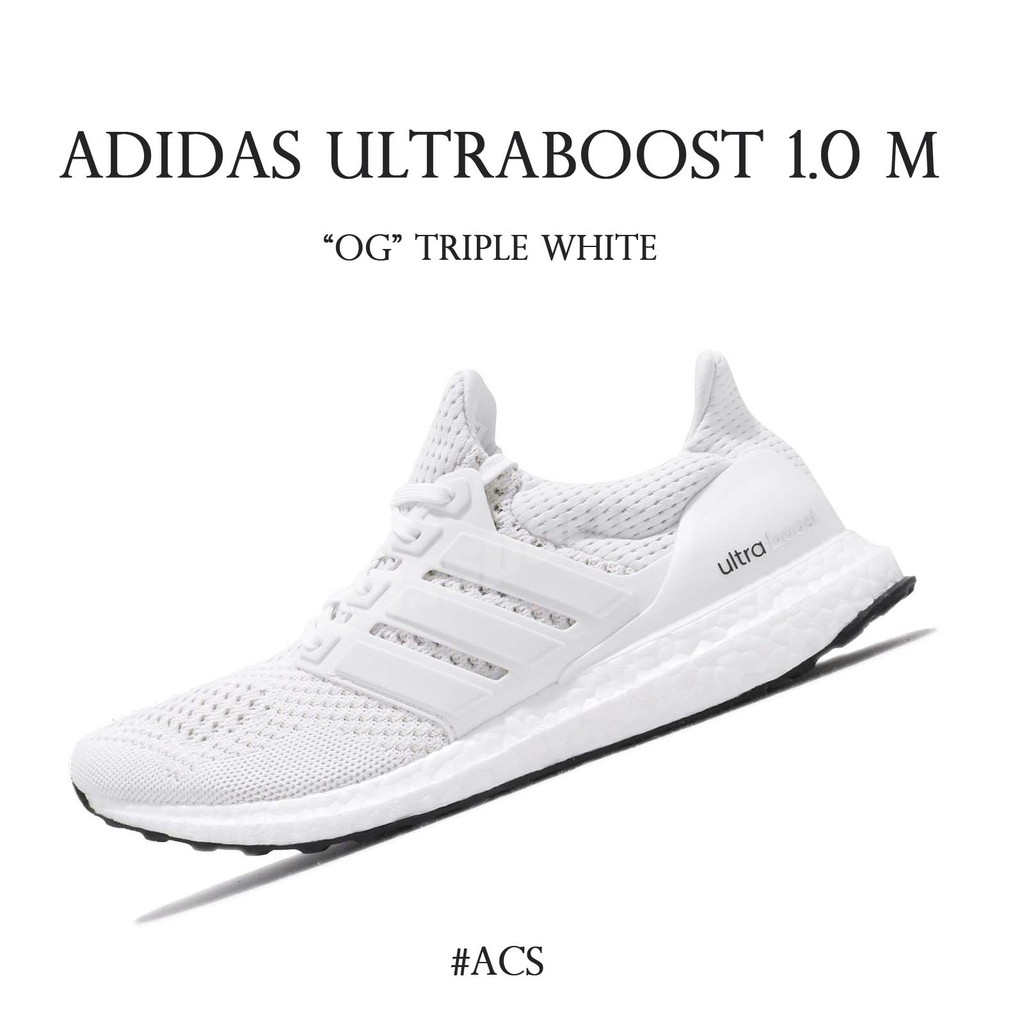 Adidas Ultraboost 1 0 M White Kanye West Ken Og Men And Women Shoes Shopee Singapore