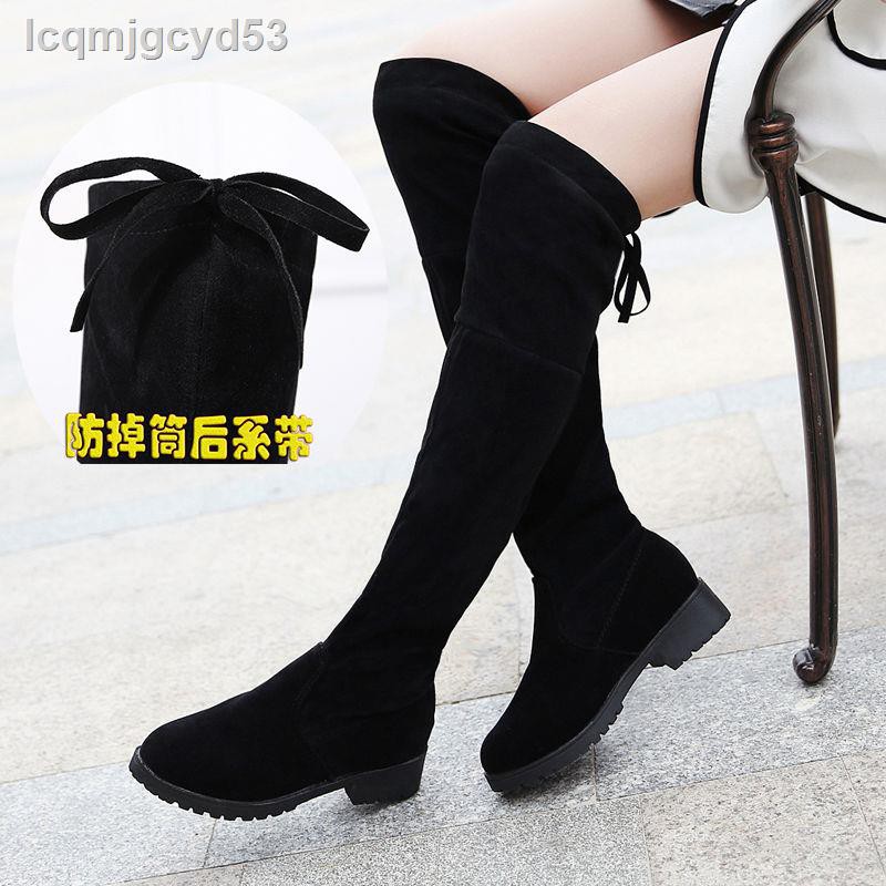 Over Knee Boots Female Flat Over The Knee High Boots Female Shopee Singapore