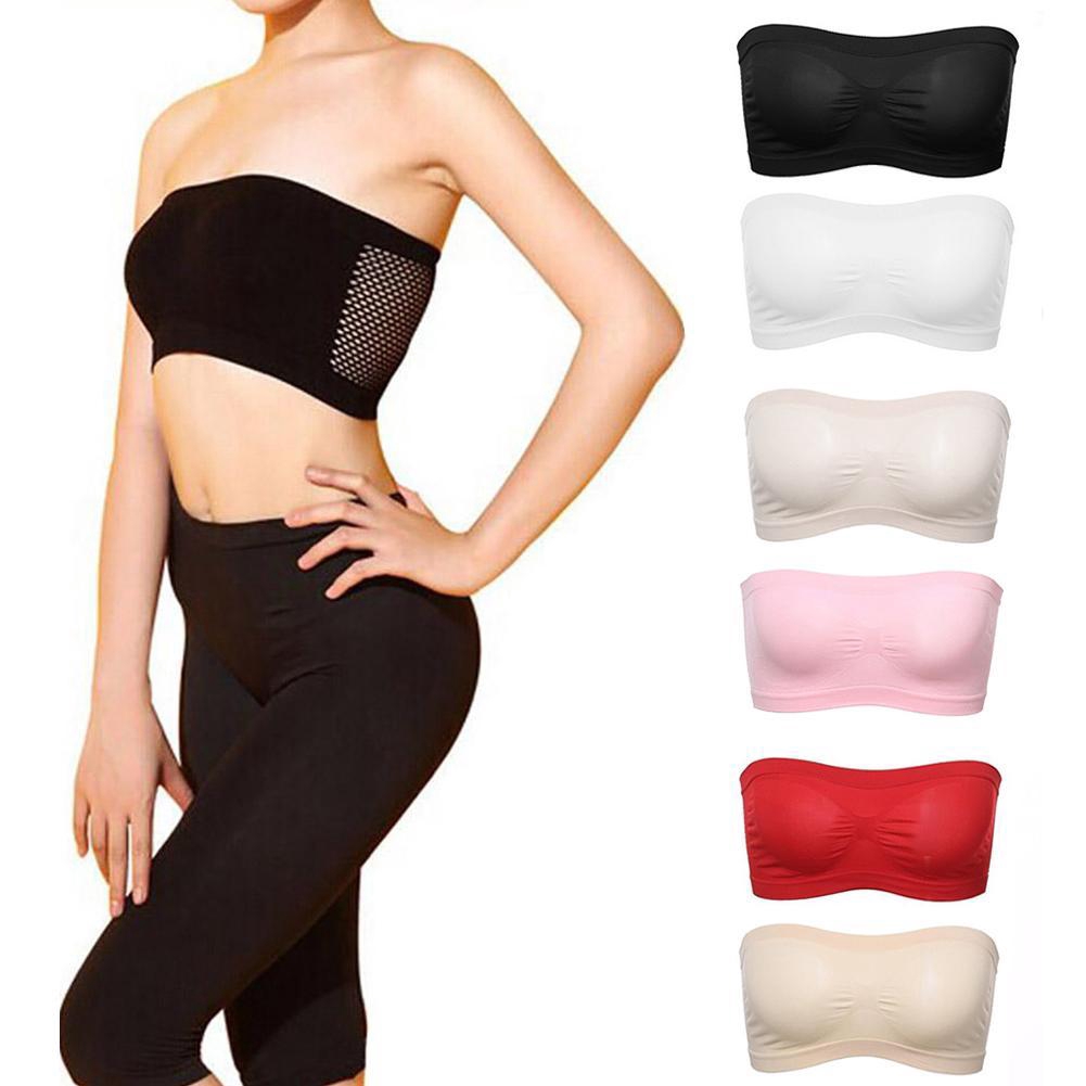 spandex bandeau bra