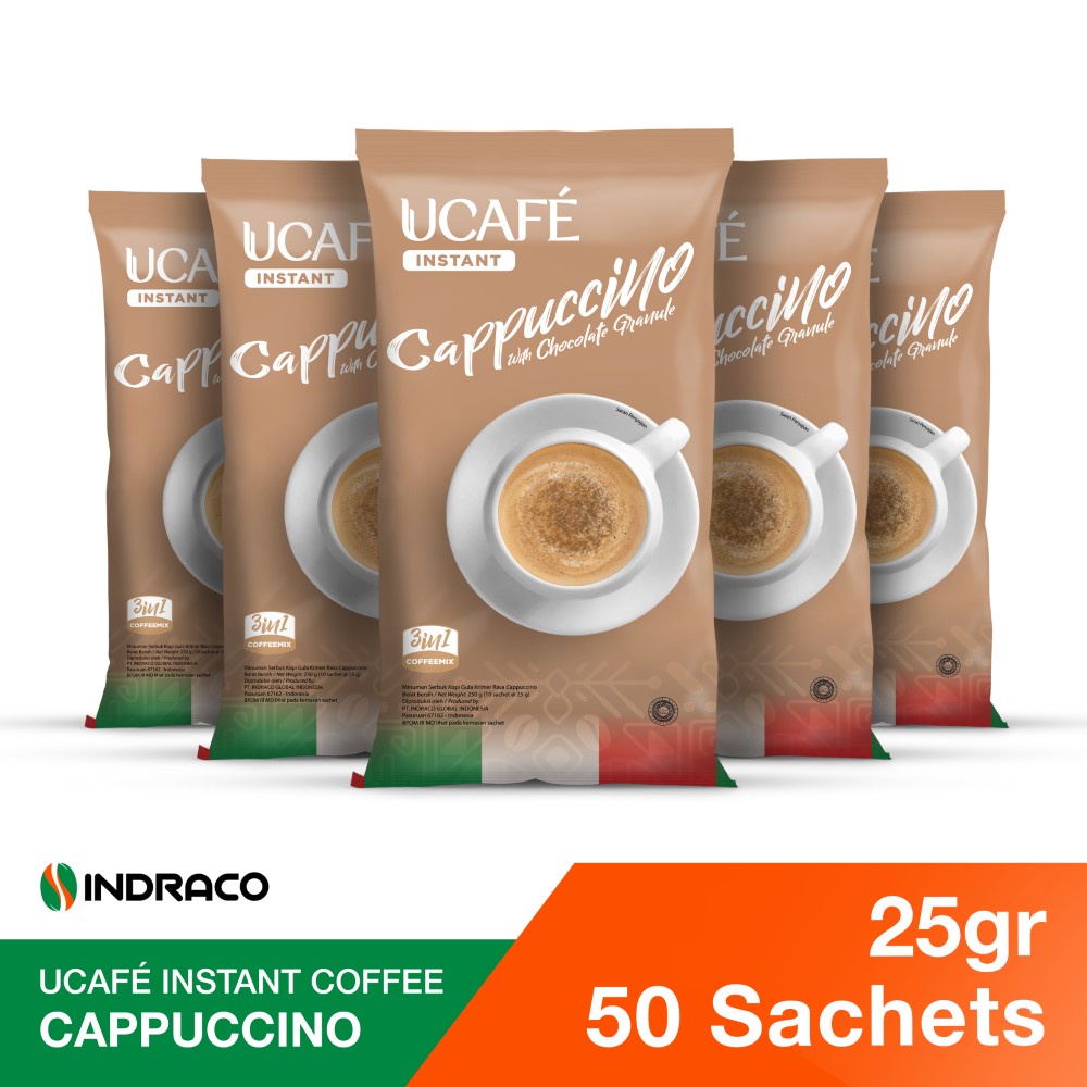 UCAFE Cappuccino 3in1 Instant Coffee (10 sachets) Shopee Singapore