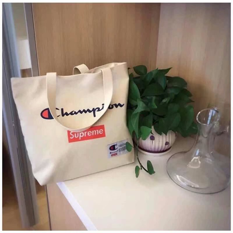 champion tote bag womens white