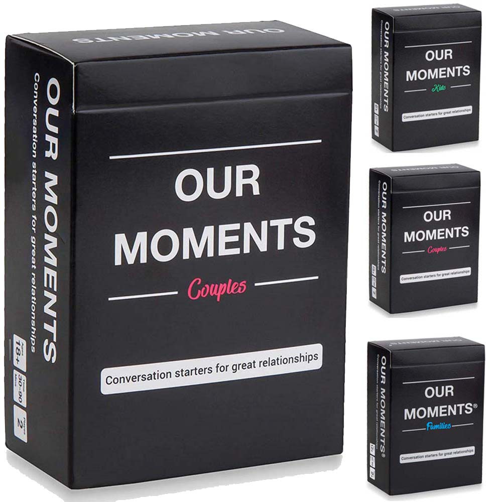 Our Moments Couples Kids Families : 100 Thought Provoking Conversation  Starters Card Game | Shopee Singapore