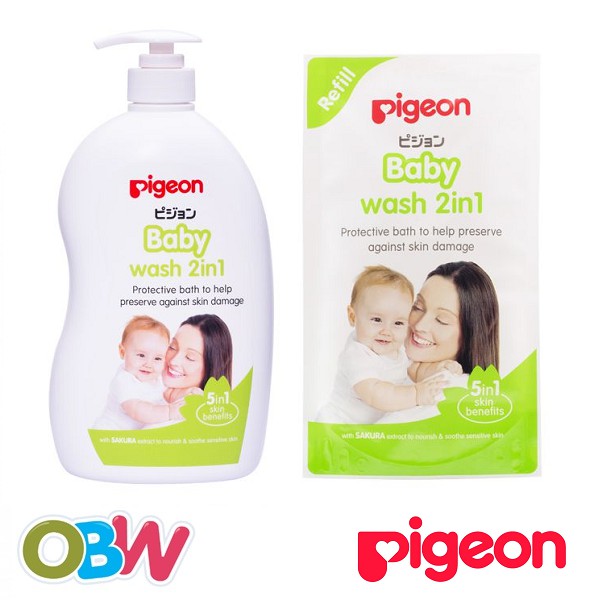 pigeon baby body wash